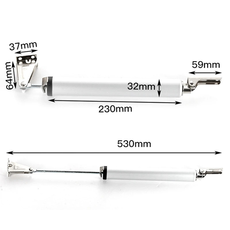A21I-Simple Door Closer Silent Pneumatic Hydraulic Buffer Automatic Household Door Closing Artifact Furniture Hardware