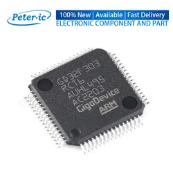 (1pcs)GD32F303RCT6 GD32F303 RCT6 LQFP-64 256KB 48KB FLASH 51 2.6V~3.6V ARM-M4 120MHz Microcontrollers (MCU/MPU/SOC) Available