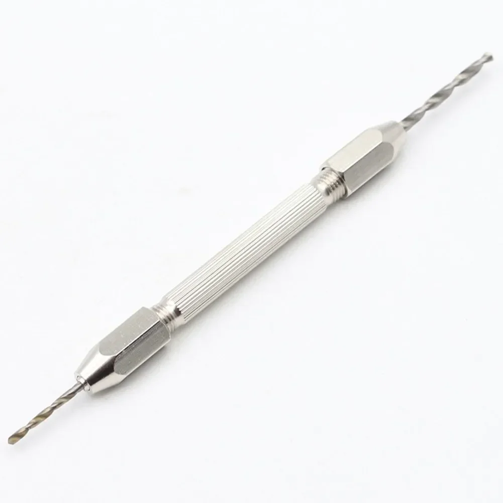 1pc Bohrer Klemme Sechseckigen Doppel-ended Griff Uhr Reparatur Werkzeuge Silversmiths Pin Handwerk Werkzeug Zubehör 0 - 3,1mm langlebig