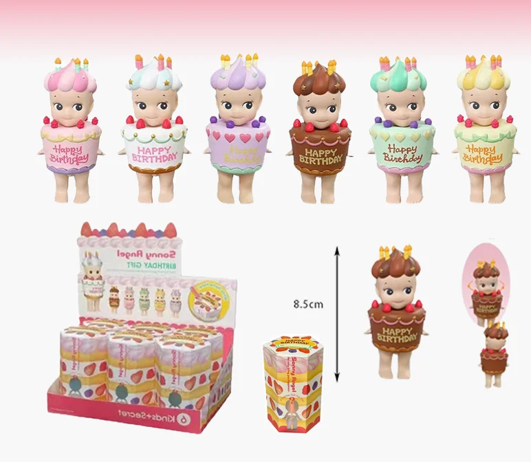 سوني أنجل صندوق أعمى سلسلة حلم الحلو الدائمة الشكل البسيطة أنيمي شخصية نموذج دمية للأطفال عيد ميلاد هدية الكريسماس