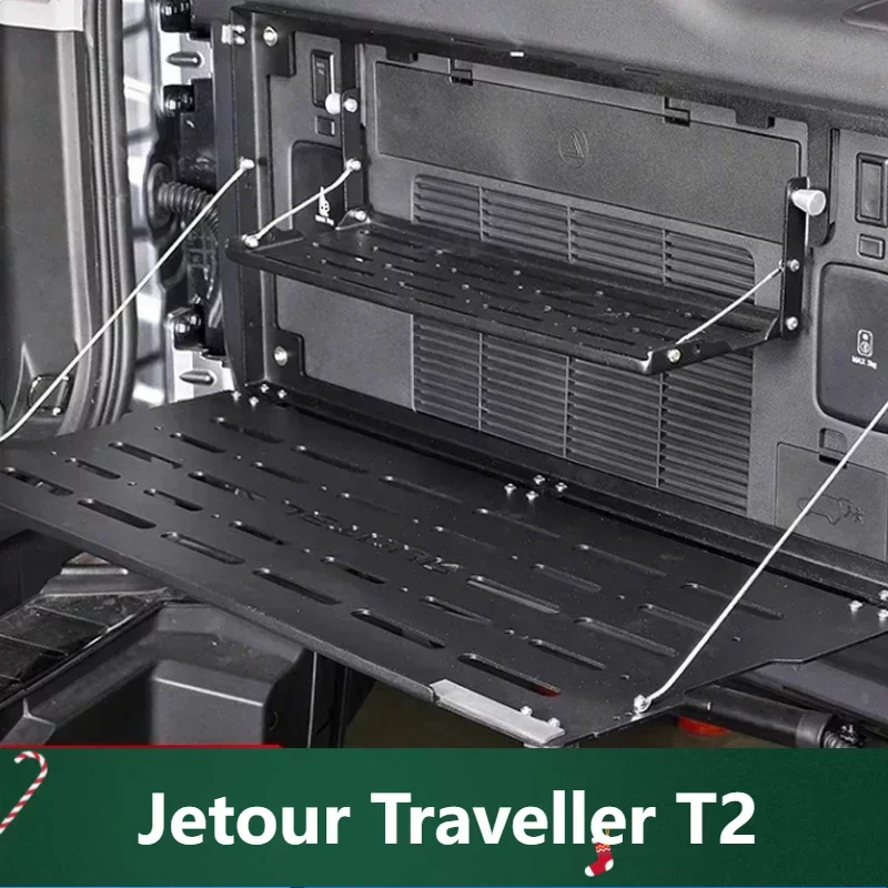 

For Chery Jetour Traveller T2 2023 2024 Jetour T2 Tailgate Storage Rack Foldable Trunk Storage Rack Table Board Extension Rack