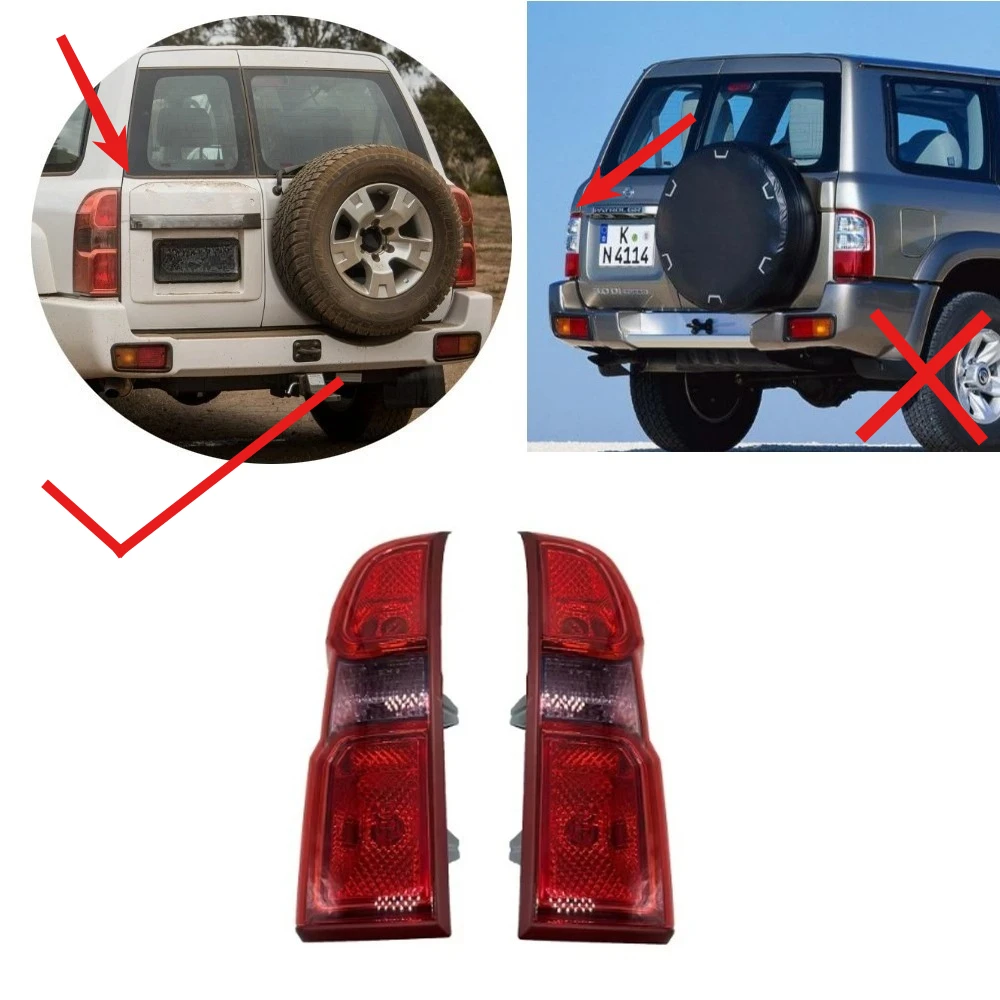 

Задний фонарь L или R для Nissan Patrol Y61 GU, не подходит для маленькой модели GR, стоп-сигнал, поворотный сигнал