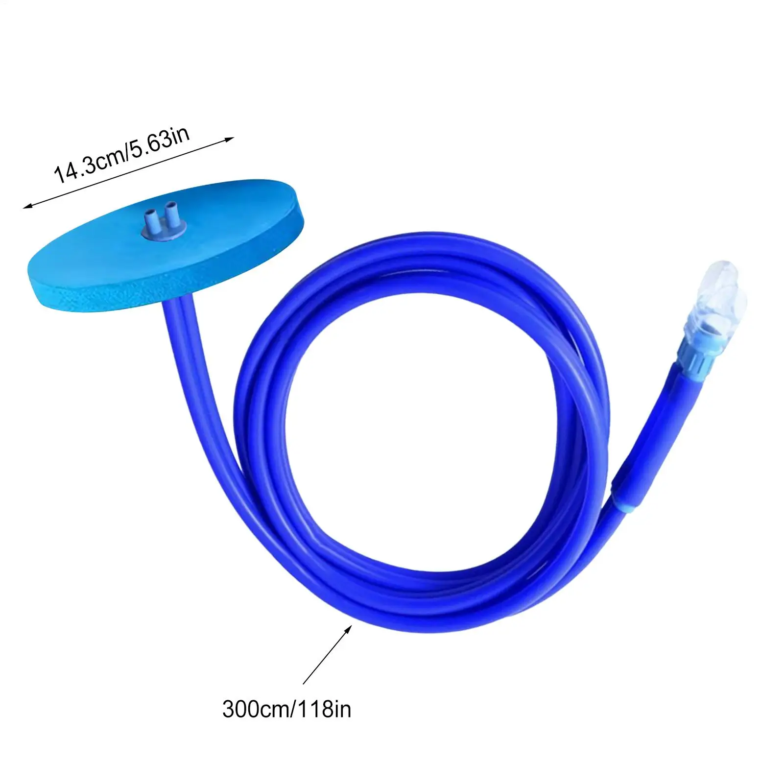 

Professional Diving Snorkel Breathing Tube, Anti-Choking Single/Double Head Underwater Respirator, Silicone Scuba Air Supply Dev