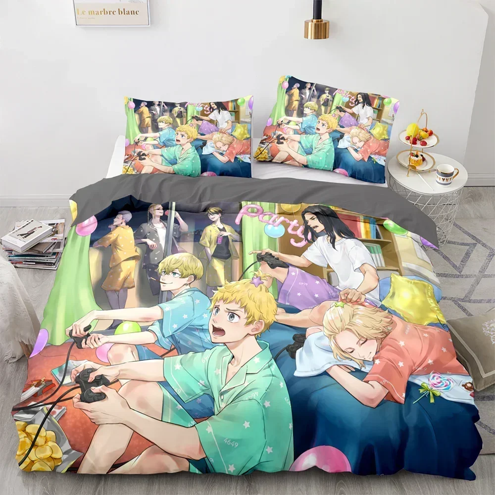 

2025 Luxury New 3D Print Tokyo Avengers Bedding Set Anime Manjiro Sano Duvet Cover Double Twin Full Queen King Adult Kids Quilt