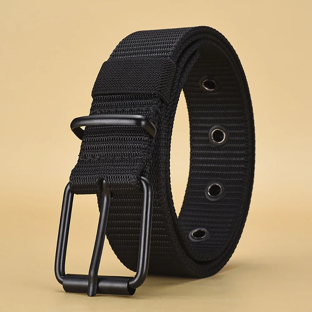 Cintura da uomo con fibbia ad ardiglione alla moda Cintura multifunzionale semplice per avventure all'aria aperta di alta qualità Regali di compleanno da uomo retrò