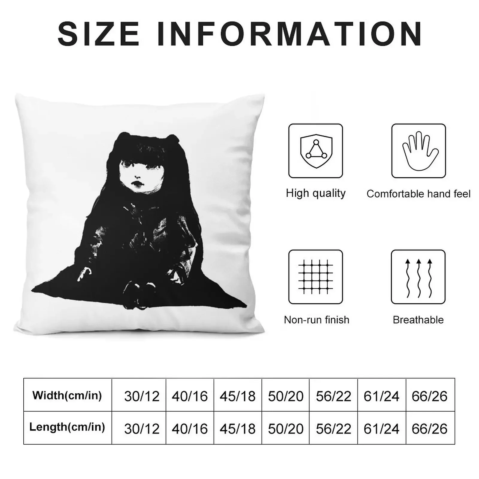 Nadja Doll Throw Pillow Bed pillowcases Decorative Sofa Cushion Christmas Cushion For Home pillow