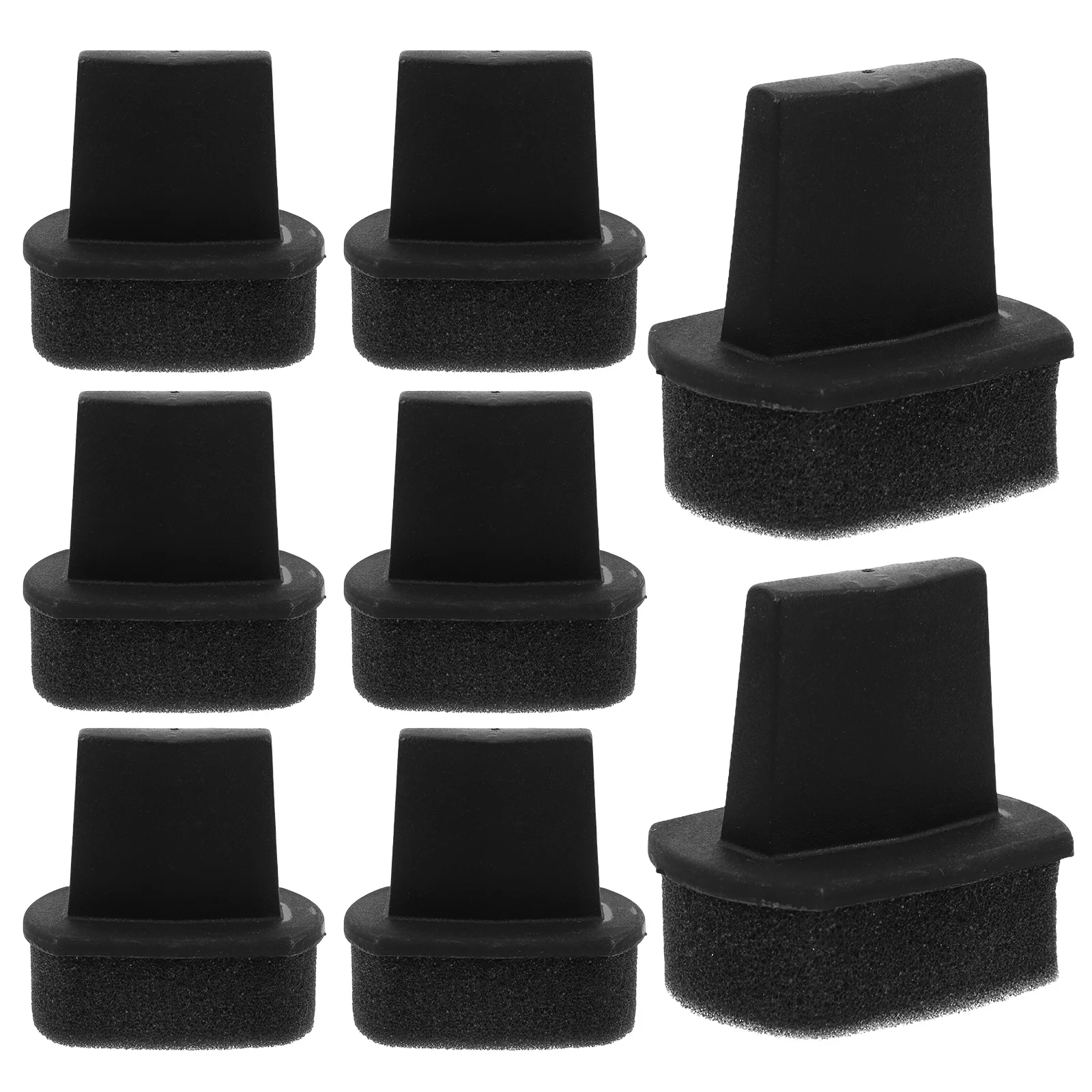 8Pcs Handheld Sponge Applicator for Shoes Car Seats Painting Soft Precision Sponge for Surface Restoration