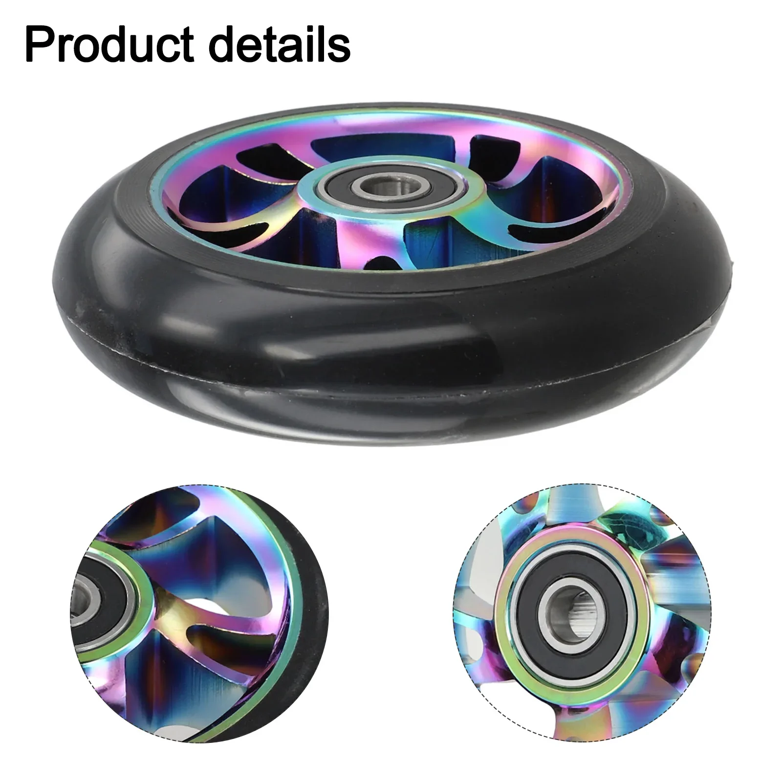 100mm 3.9inch Pro Scooter Wheels Polyurethane Material Strong Load-Bearing Capacity Wear Resistance CNC Processed
