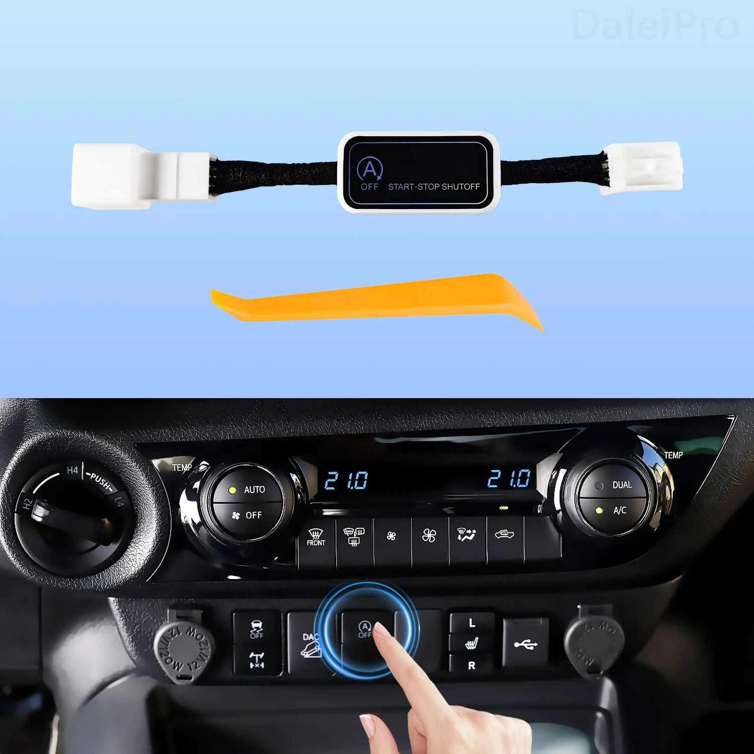 Auto Start Stop Disabler For Toyota Hilux 2023 2024 2025 Automatic Stop Start Engine System Off Device Control Sensor Plug Stop