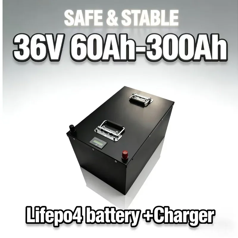

Аккумулятор LiFePO4 36 В: 60-300 Ач. Unleash 3000W для гольф-каров и электромобилей. В комплекте с BMS и зарядным устройством 43,8 В.
