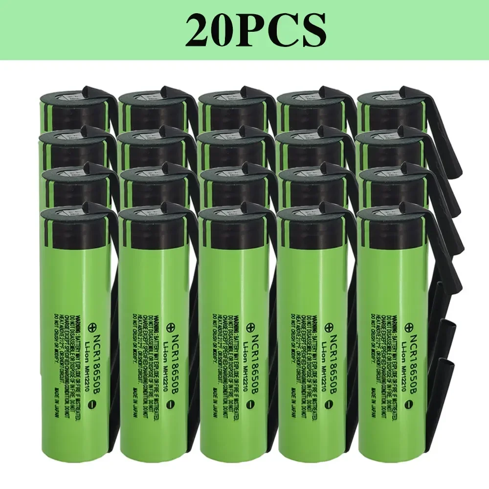 

Original NCR 18650-34B 30A Discharge 3.7V 3400mAh 18650 Rechargeable Battery Toy Flashlight Lithium Battery+DIY Nickel