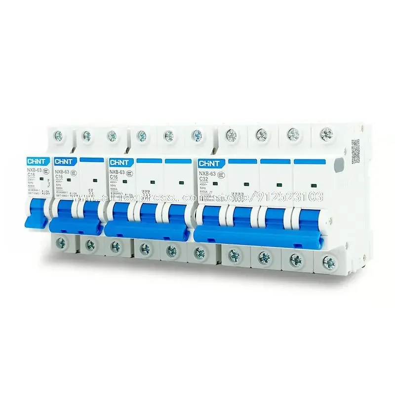 CHINT Mini Circuit Breaker NXB-63 DZ47 1p 2p 3p 4p 1A - 63A House MCB with Indication