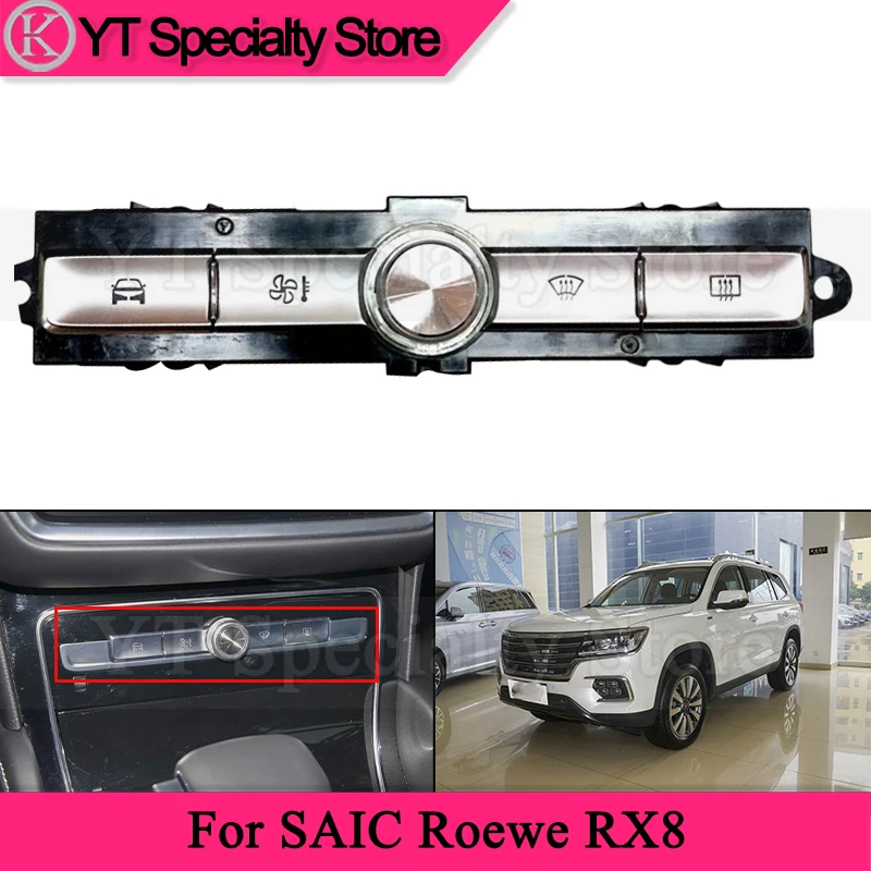 

Kamshing Center Console Button For SAIC Roewe RX8 Air Conditioning Switch Volume Adjustment Button