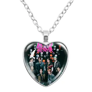 Collana E Bracciale Kpop Stray Kids – Ciondolo Cerchio 10mm Oro – Handmade - Foto 3