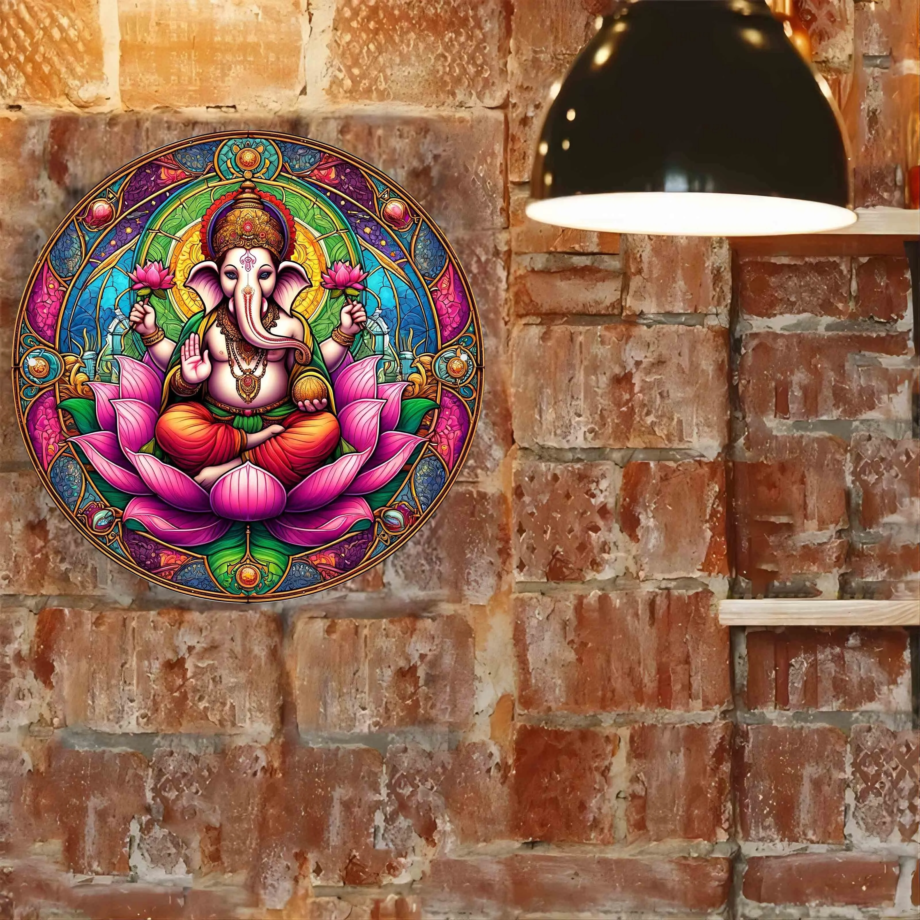 Ganesha Aluminum Wall Art, 8