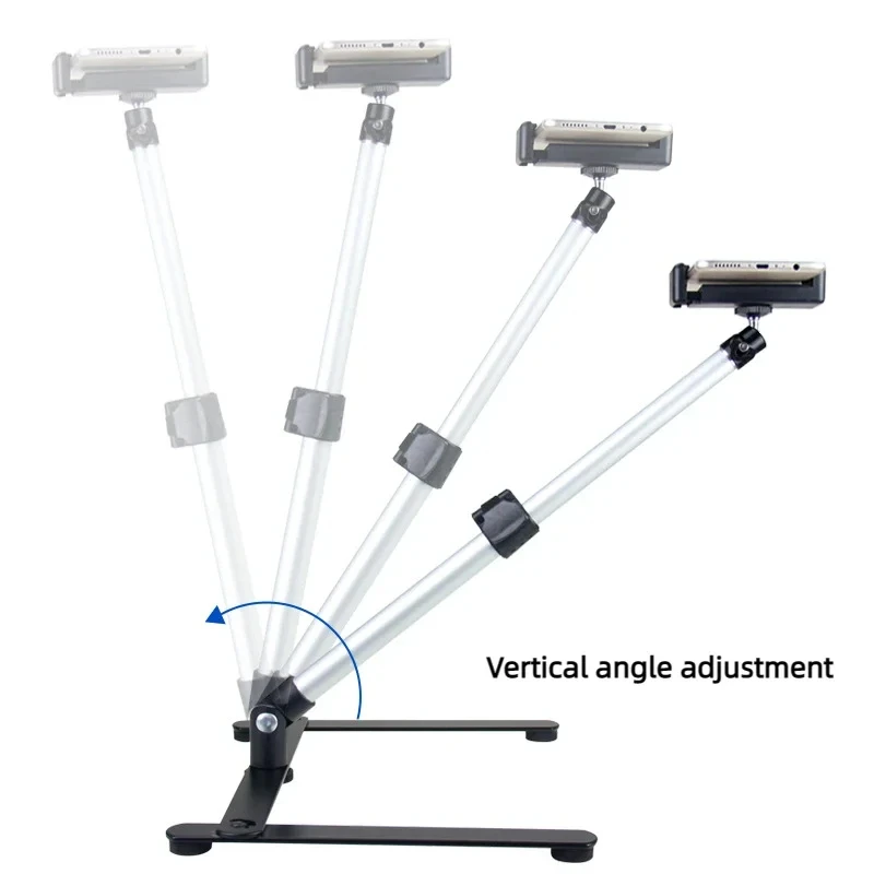 Adjustable and Smartphone Tripod with Stainless Steel Telescopic Rod Ensures Long Lasting Durability and Flexible Use