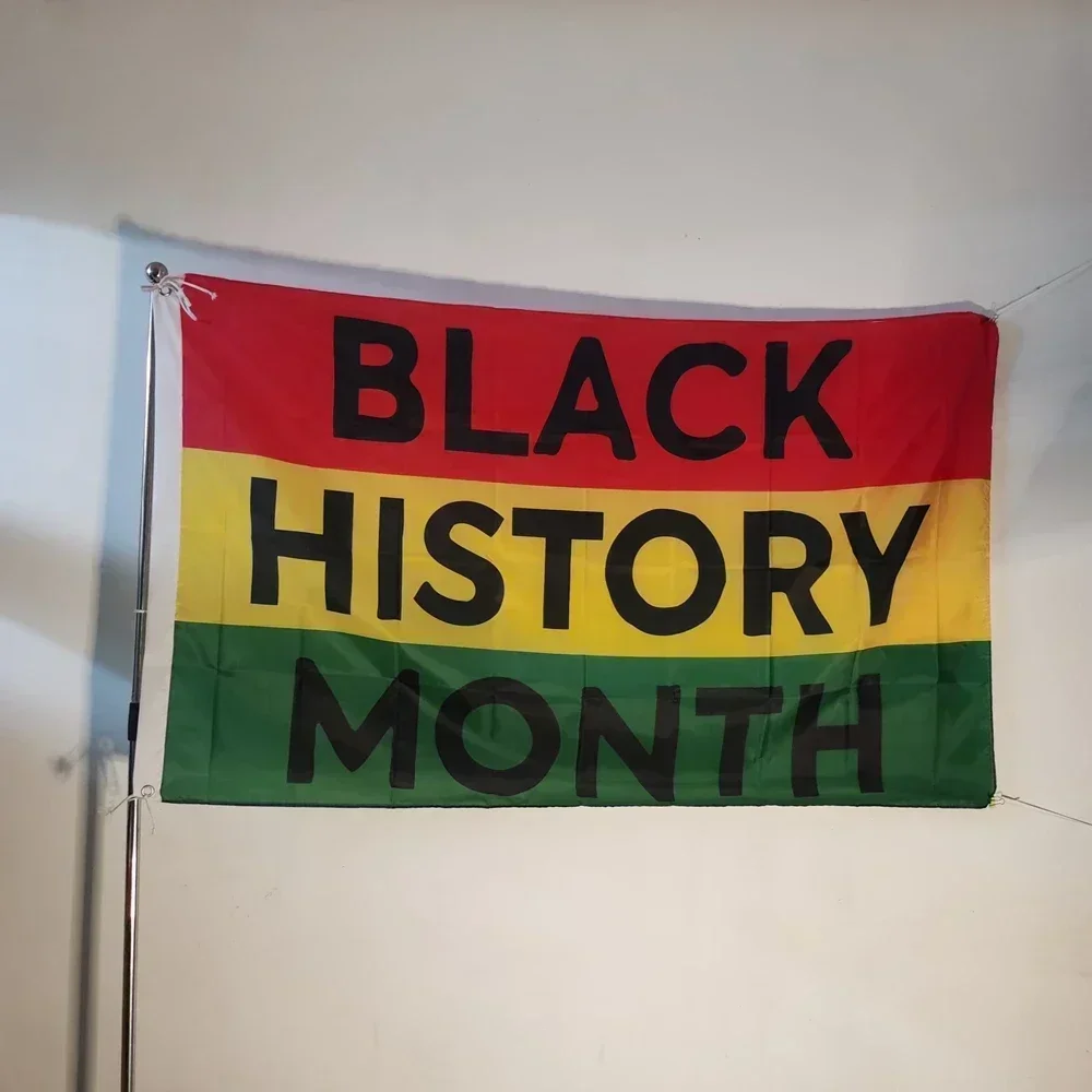 

Black History Month Flag 3x5ft - African American Heritage Banner for Yard, School, Events - Durable Polyester w/Brass Grommets