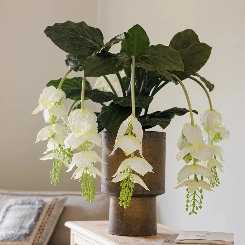 

43in Tropical Medinilla Magnifica Artificial Flowers Fake Plants Real Touch Artificial Flowers For Home Party Shop Wedding Decor