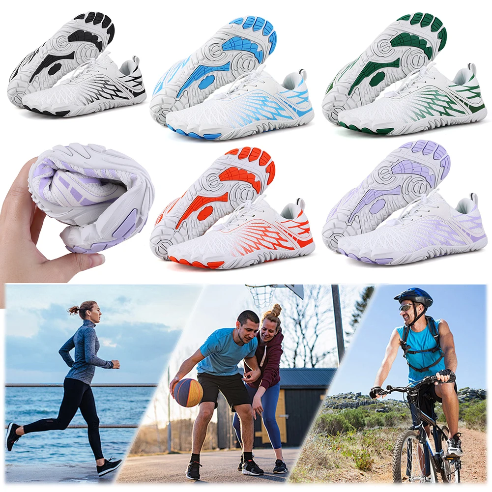 Water Shoes Lightweight Aqua Shoes Breathable Barefoot Beach Shoes Comfortable Gym Fitness Shoes Non-Slip for Hiking Cycling