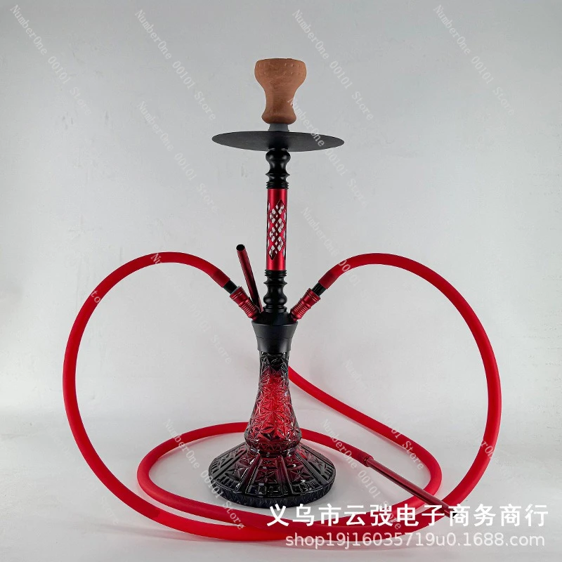 

Hookah Double Pipe Large Smoke Medium Glass Hookah Bar KTV Hookah