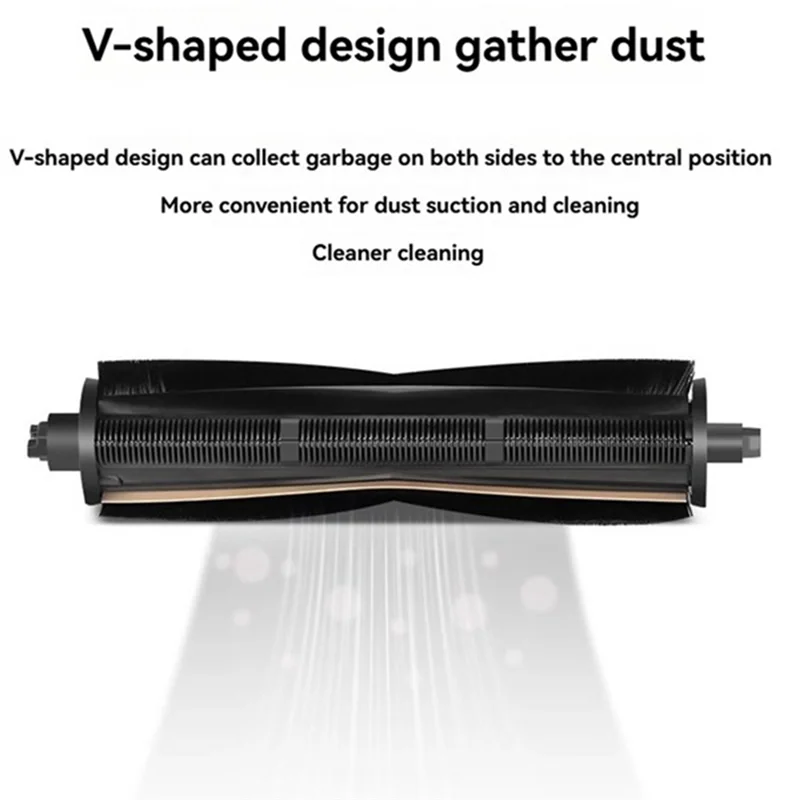 

Cutting Hair Anti Tangle Tricut Brush For Xiaomi Robot Vacuum X20 Max / D109GL Vacuum Cleaner Accessories Roller Brush