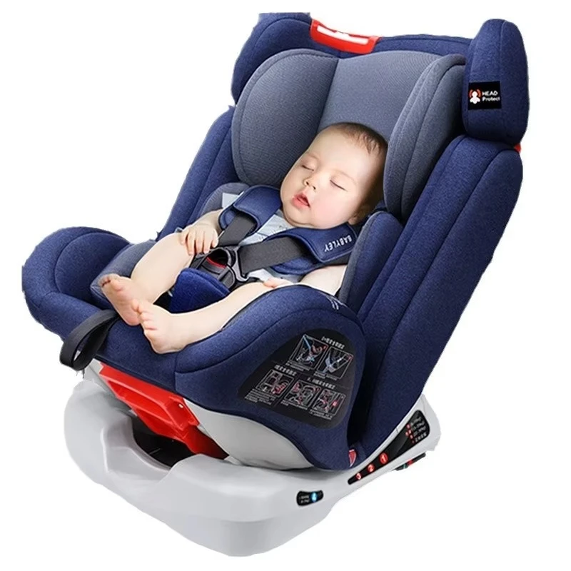 

Customized baby booster seat, child seat, car fabric, front and rear with lying down function