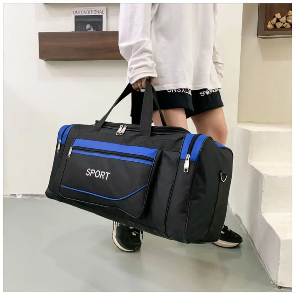 Multifunction 60 L Sports Gym Bag Nylon Large Capacity Duffel Bag Waterproof Luggage Bag Suitable for Travel
