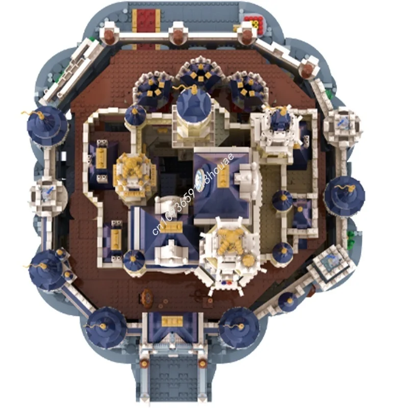 10904개 MOC 3 퍼펙트 캐슬 디즈니 모델 빌딩 크리스마스 선물 블록 건축 조립 DIY 창의적 장난감 브릭