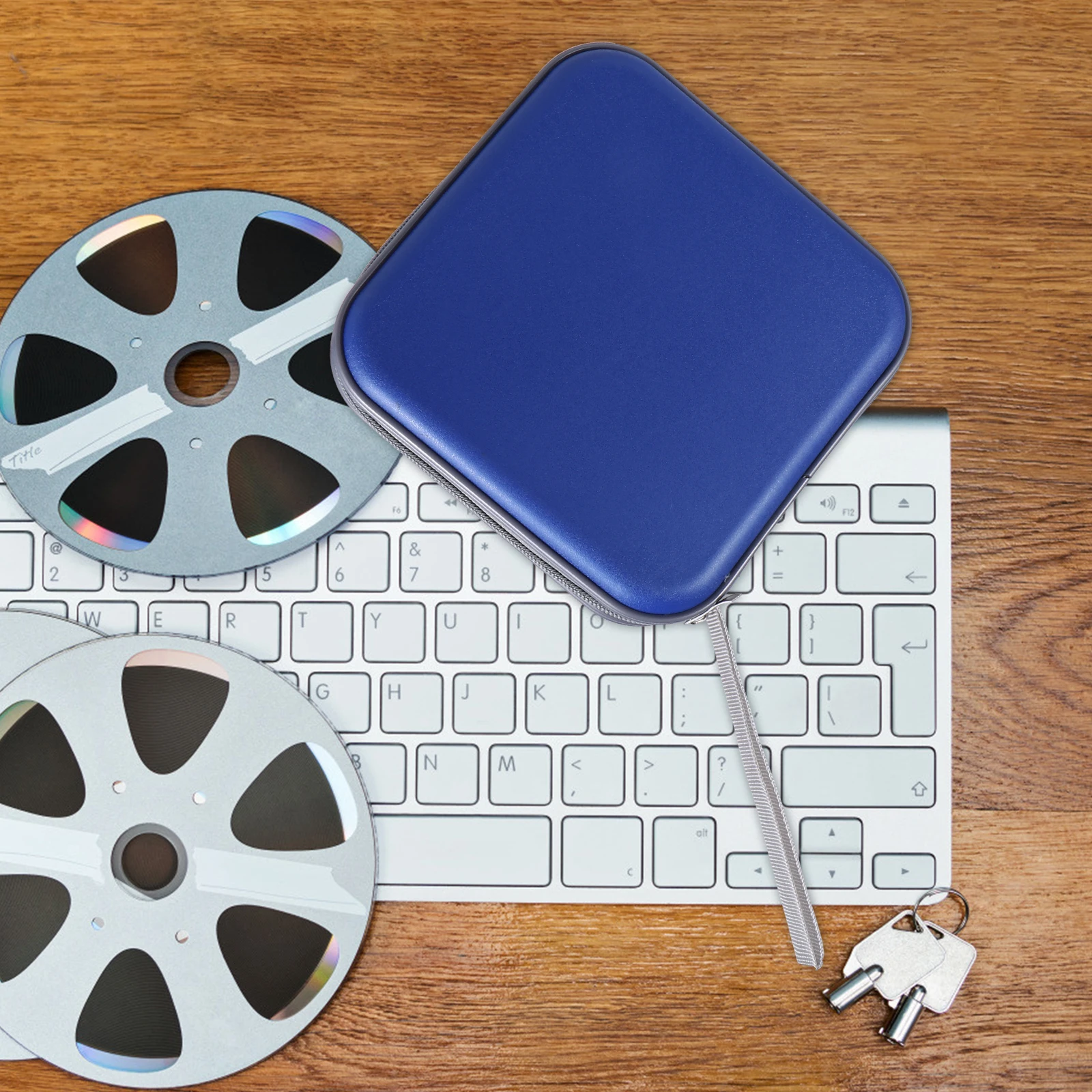 

40 Capacity Plastic Cd Bag Soft Scratch Resistant Cd Storage Case Portable Disc Holder for Movies Music Collections