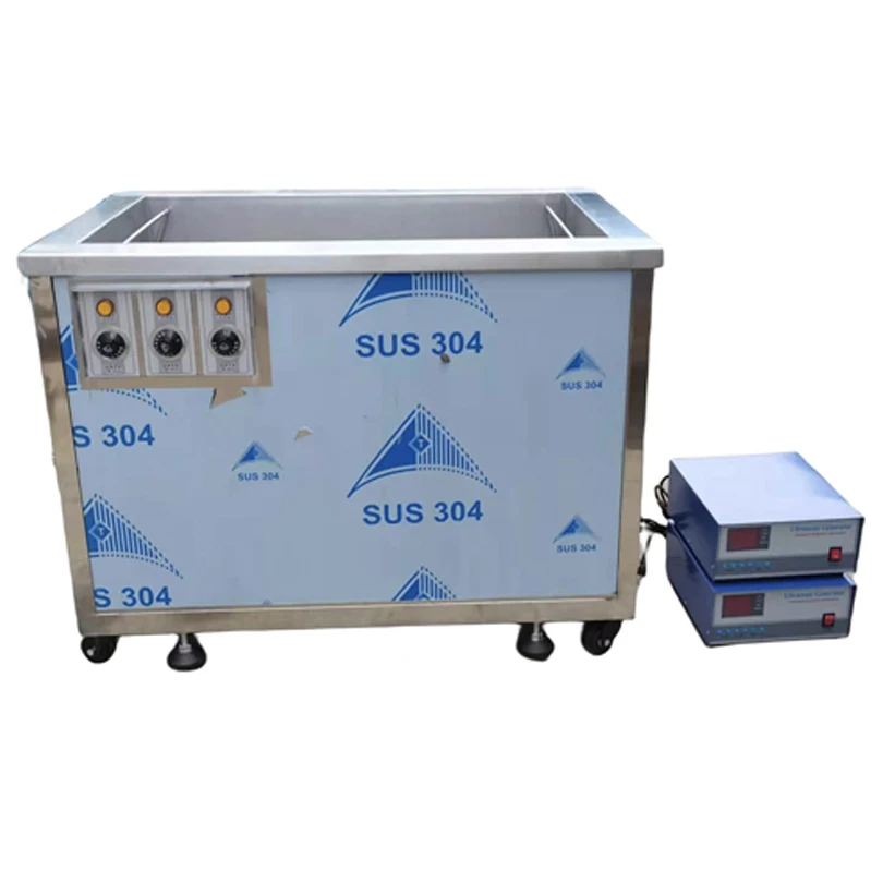 150L 28KHZ or 40KHZ Industrial Ultrasonic Parts Cleaner With Heater For Cleaning Heat Exchangers