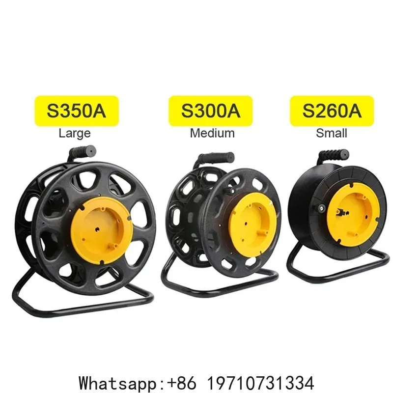 Manual Cable Winding Reel Optical Mobile Fiber Power Signal Line Small Empty Disk Plastic Light Strip Receive Put Winder