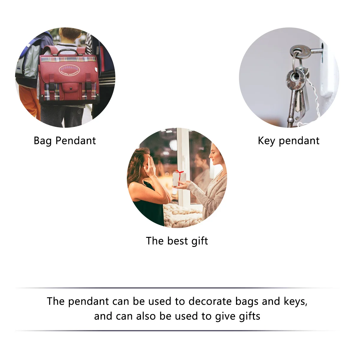 

1Pcs Hedgehog Key Ring Creative Cute Cartoon Hanging Decoration Key Accessory for Backpack Hedgehog Keychain Bag Hanging Pendant