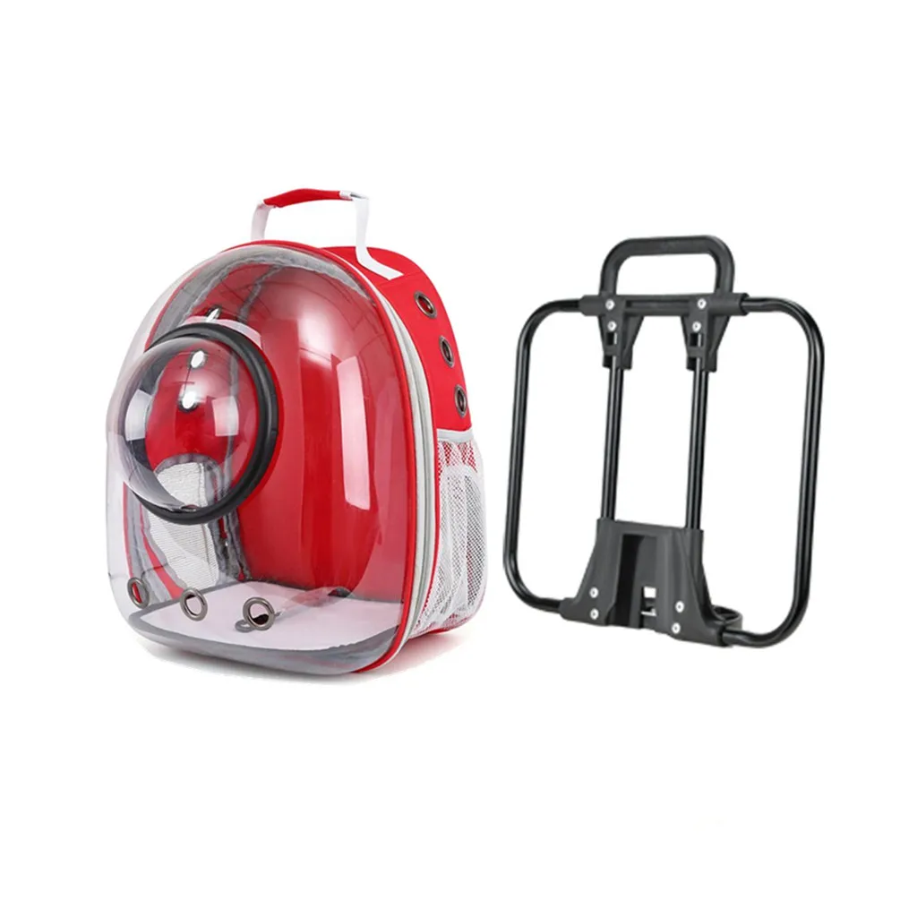 Litepro For Brompton Bicycle Portable Pet Backpack Outdoor Transparent Space Cabin Breathable Cat Bag