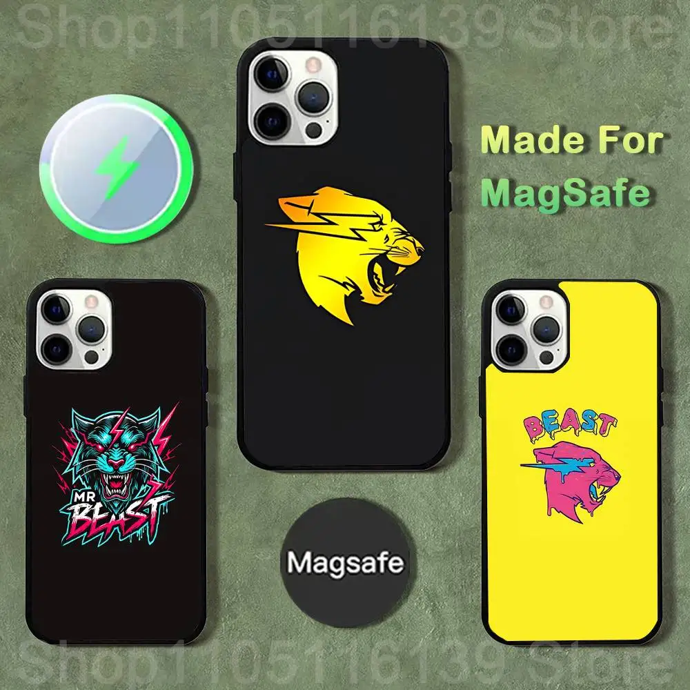 

Jimmy Mr B- Beast Phone Case For iPhone 17,16,15,14,13,12,11,Pro,Max,Plus,Mini,SE4,E Magnetic Magsafe Wireless Charging