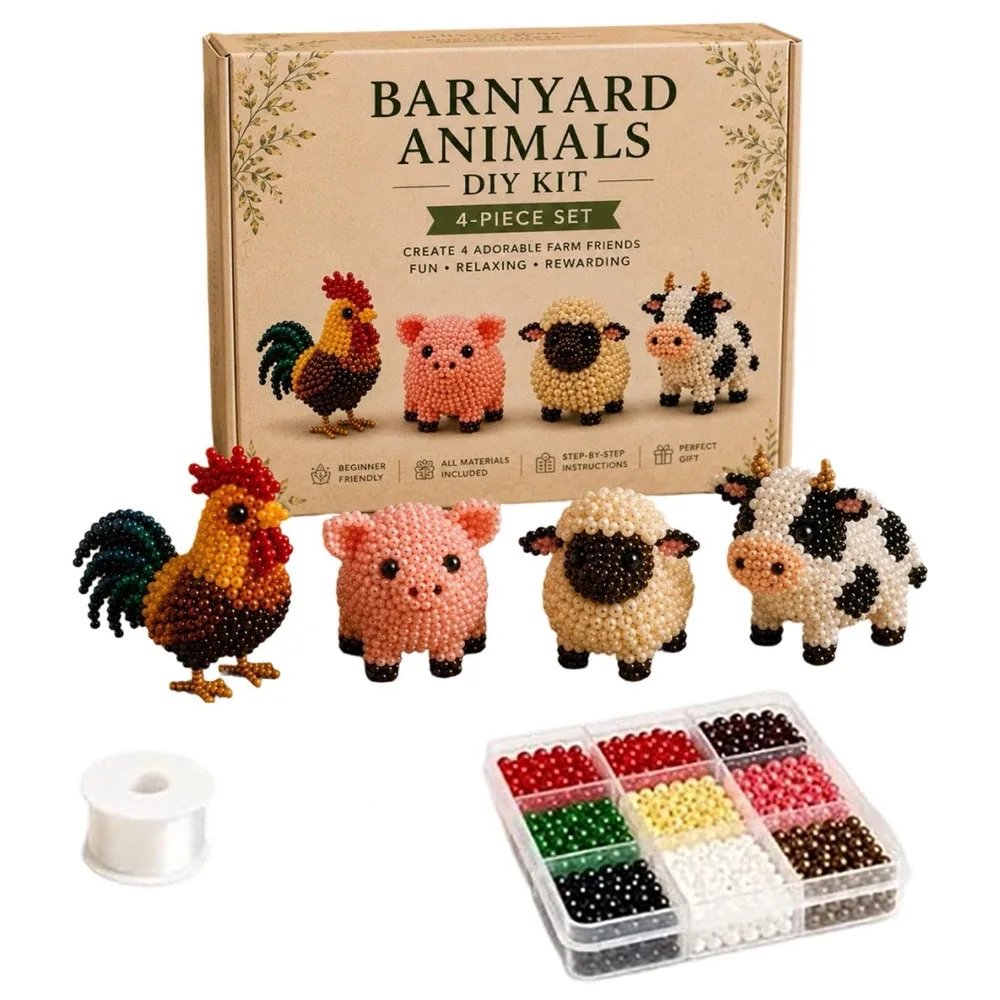 4pcs-new-creative-3d-animal-bead-kit-bead-craft-farm-sea-animals-pets-beading-set-mini-size-bead-weaving-kit-diy-activity