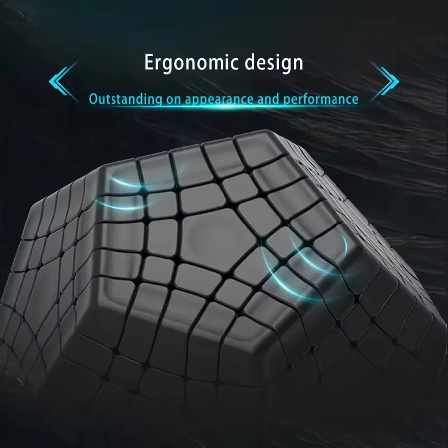 [JudyCube] Diansheng Galaxy Gigaminx magnétique 5x5 Megaminx M Cube magnétique magique Cube de vitesse dodécaèdre hétéromorphe