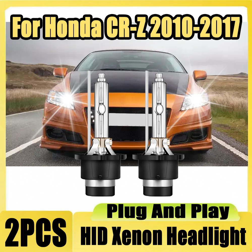 

2PCS Super Bright White Plug And Play D4S Xenon Headlight 6000K HID Car Lights 12V 24V Xenon Lamps For Honda CR-Z 2010-2017 2011