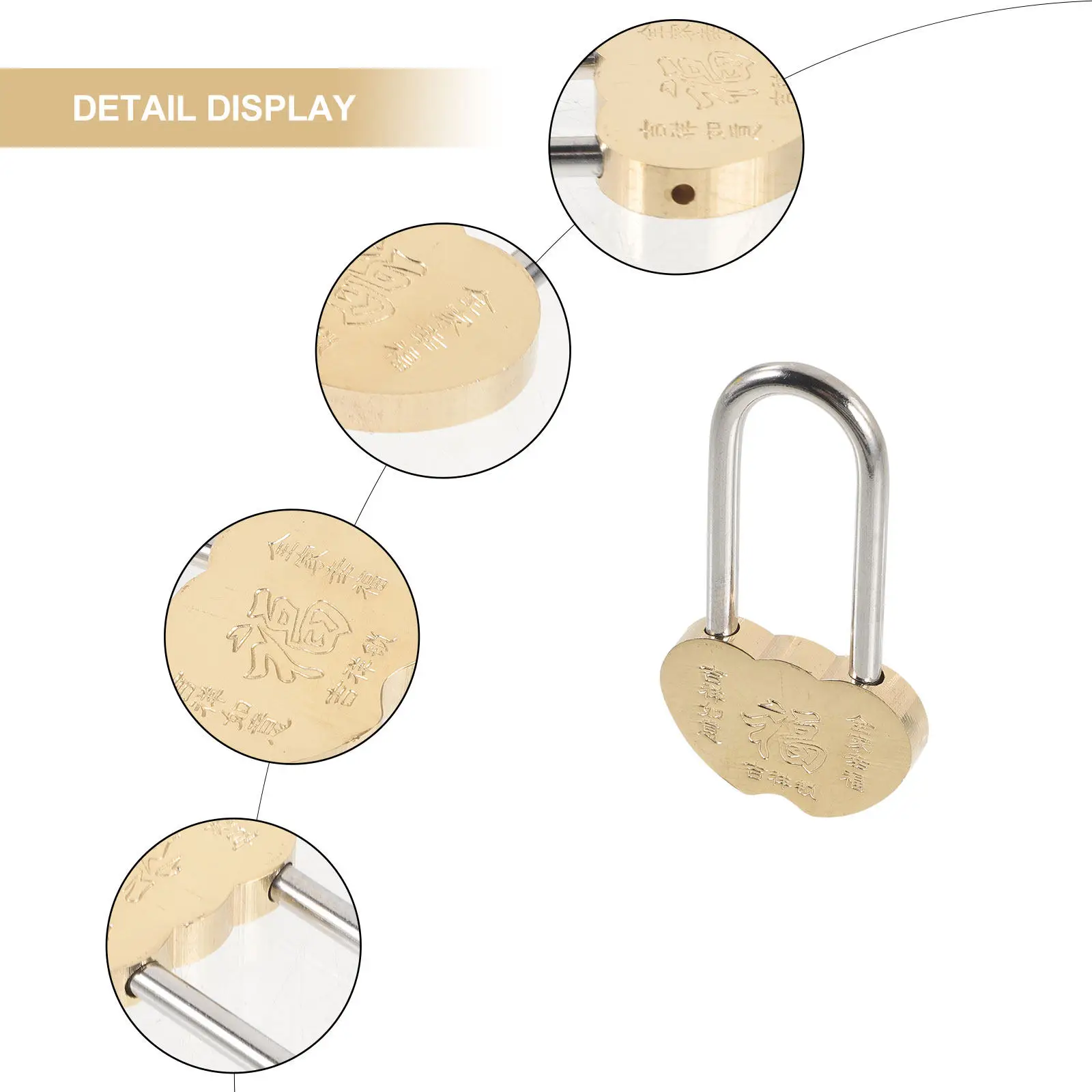 Metal Vintage Padlock Decorative Lock Lightweight Wish Lock for Lovers Wedding Travel Anniversary Personalised Love Locks