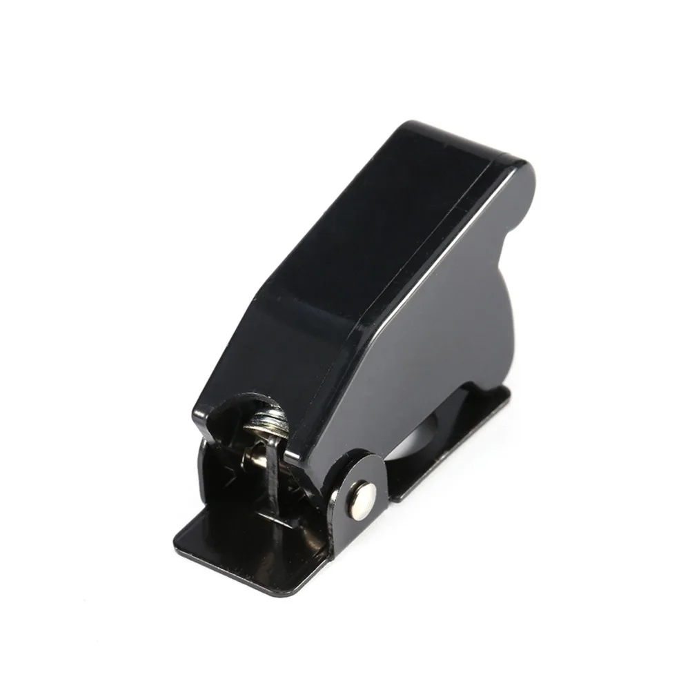 5Pcs Black Toggle Switch Cover 12mm Mounting Dimensions Waterproof Design Toggle Switch Guards Plate Guard Safety Switch Flip