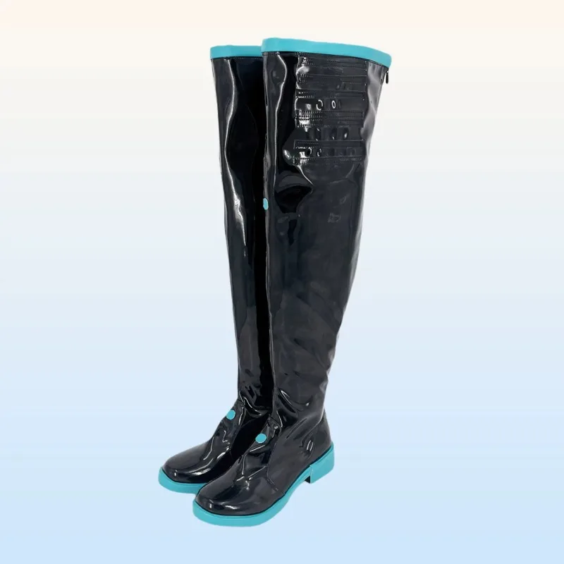 

Mikuu Cosplay Shoes Mikku Boots Cosplay Halloween Comic Party