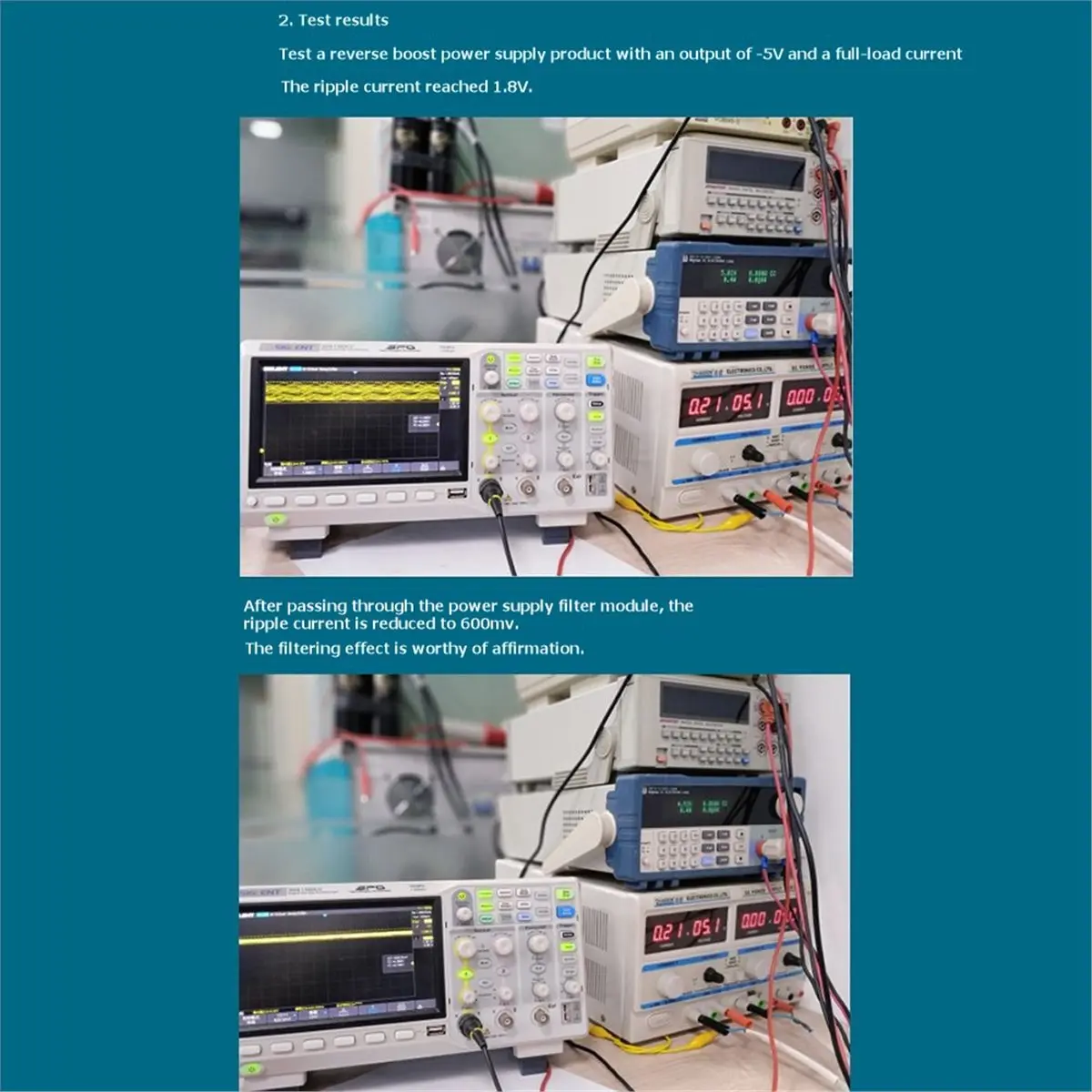 0-35V DC Power Filter Module Low-Pass Filter Voltage Regulator Module LPF 0-5A Voltage Regulator Module Reduces Ripple