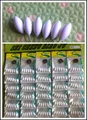 white M 13x6mm