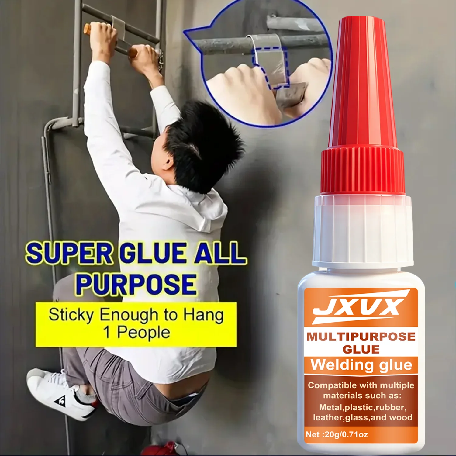 High strength Oily Welding Adhesive Extra Strong Instant super glue Universal Metal Bonding Repair Suitable for Meta Glass Wood
