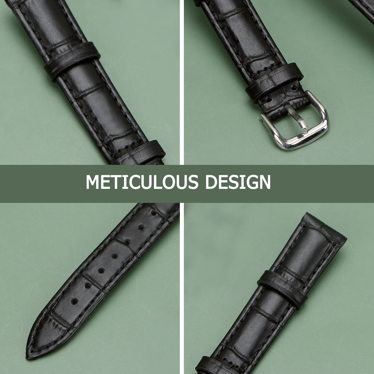 

1Pcs 12Mm Watchband Pin Buckle Replacement Strap Premium Material Stylish Sweatproof Fit Daily Install Remove