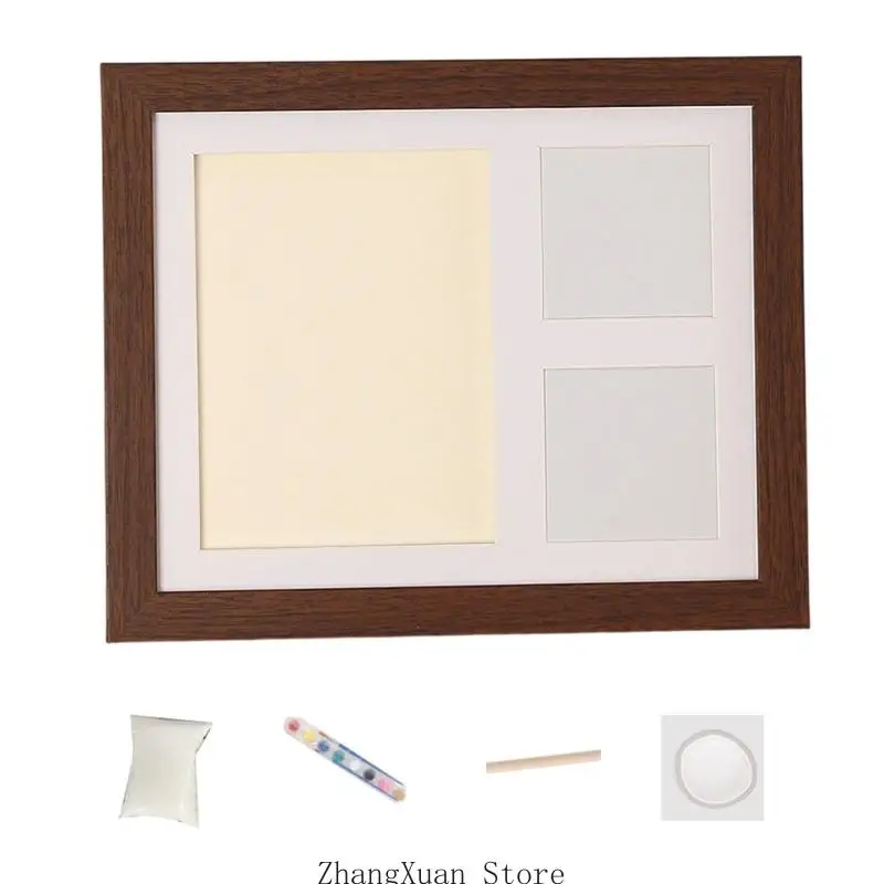 Fotorahmen-Set mit Tierpfoten-Aufdruck für Hundebesitzer und Regaldisplay 3XUF – Detail 9