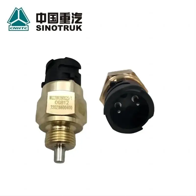 

High Quality SINOTRUK HOWO A7 Truck Gearbox Parts Pressure switch DIN connector (normally closed) WG2209280025