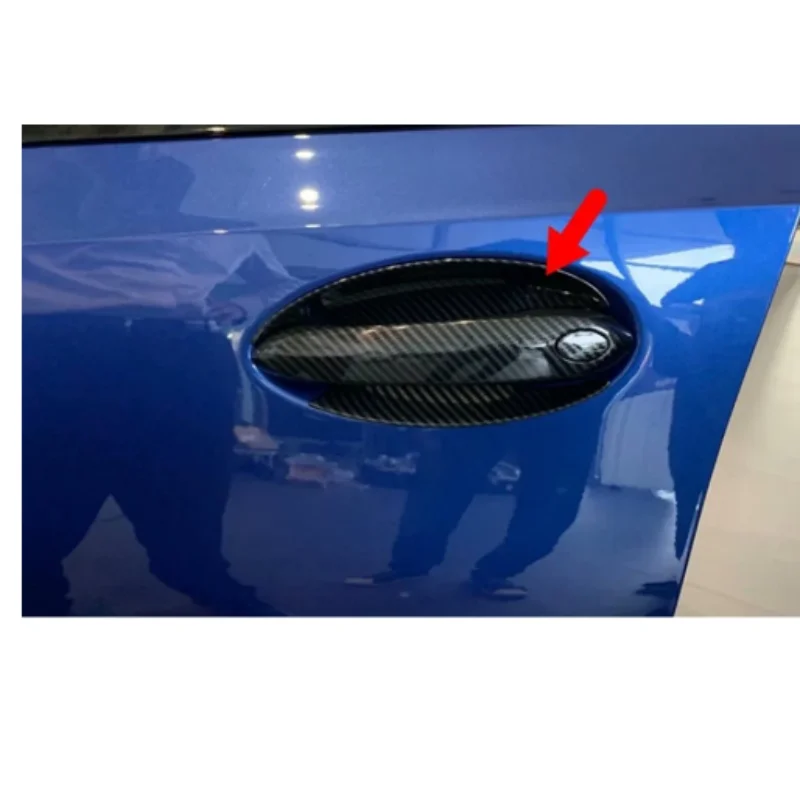 

For BMW X5 G05 2019 Car Styling ABS Carbon Fiber Style Car Door Handle Bowls Cover Trim 4pcs Auto Accessories