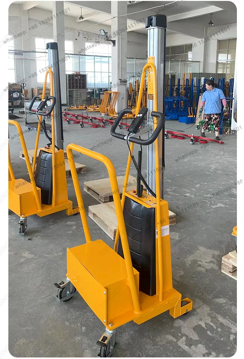 zj.LT Portable semi-electric forklift balance weight outright stacker
