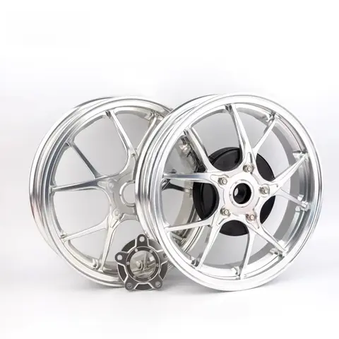 Forged Aluminum Wheel Rims Front and Rear Set for PIAGGIO VESPA Racing Motorcycle Parts Silver Wheels