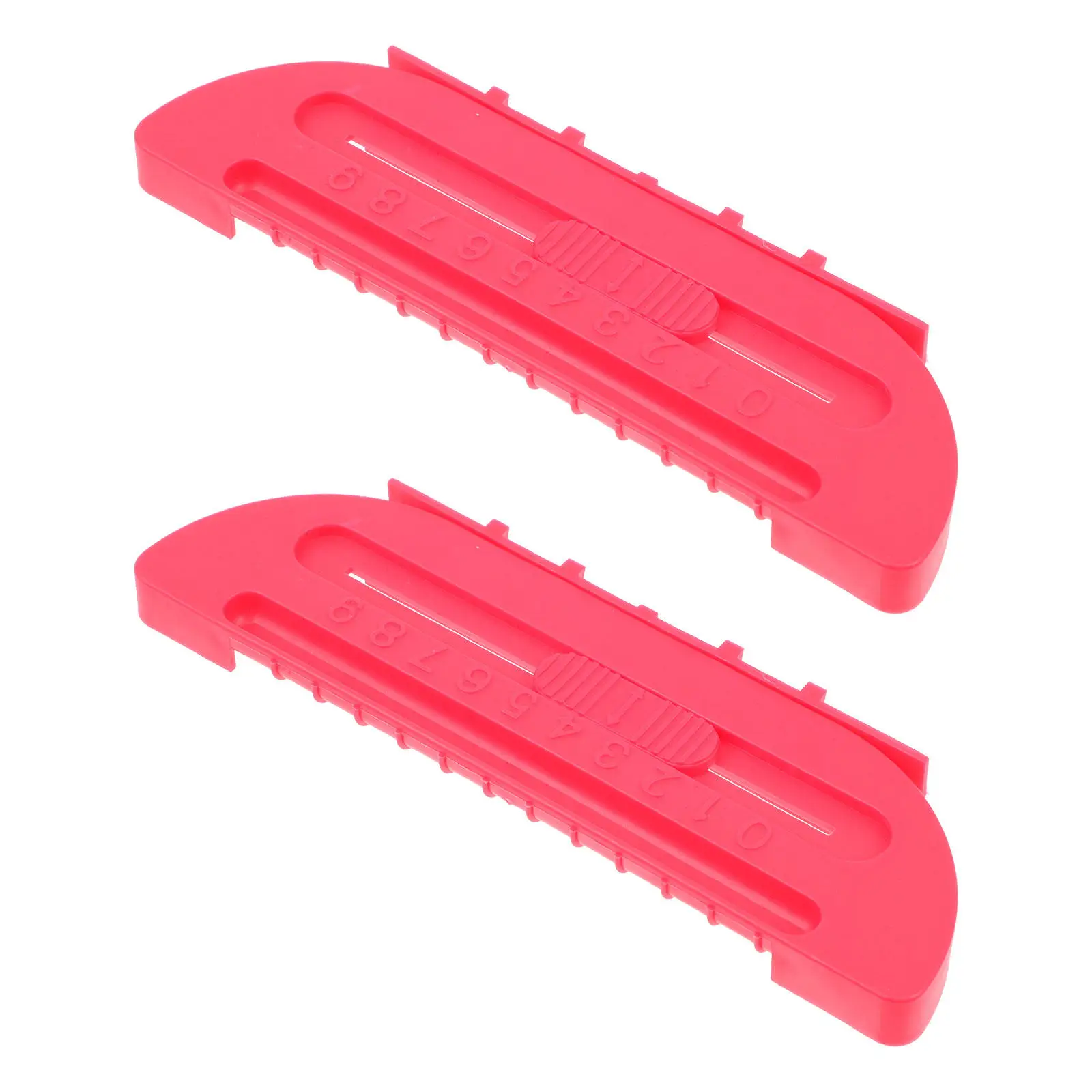 

2 шт. красных пластиковых счетчиков очков для аэрохоккея, аксессуар для стола, плавно скользящий счетчик для развлечений в помещении